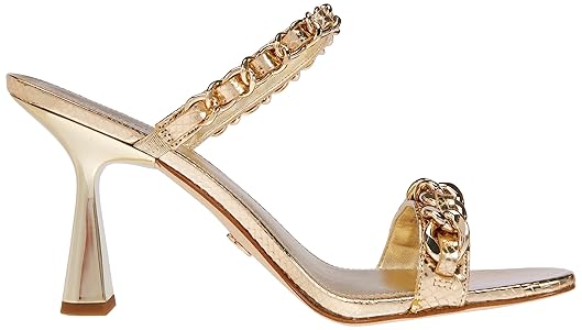 【Michael Kors】☆サンダル☆ Clara Leather Sandal Amazon | Michael Kors Clara サンダル, ペールゴールド, 5.5